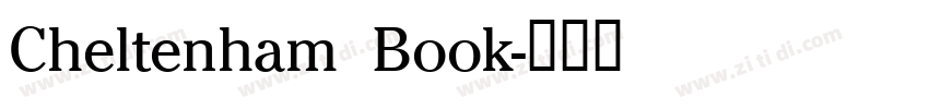 Cheltenham  Book字体转换